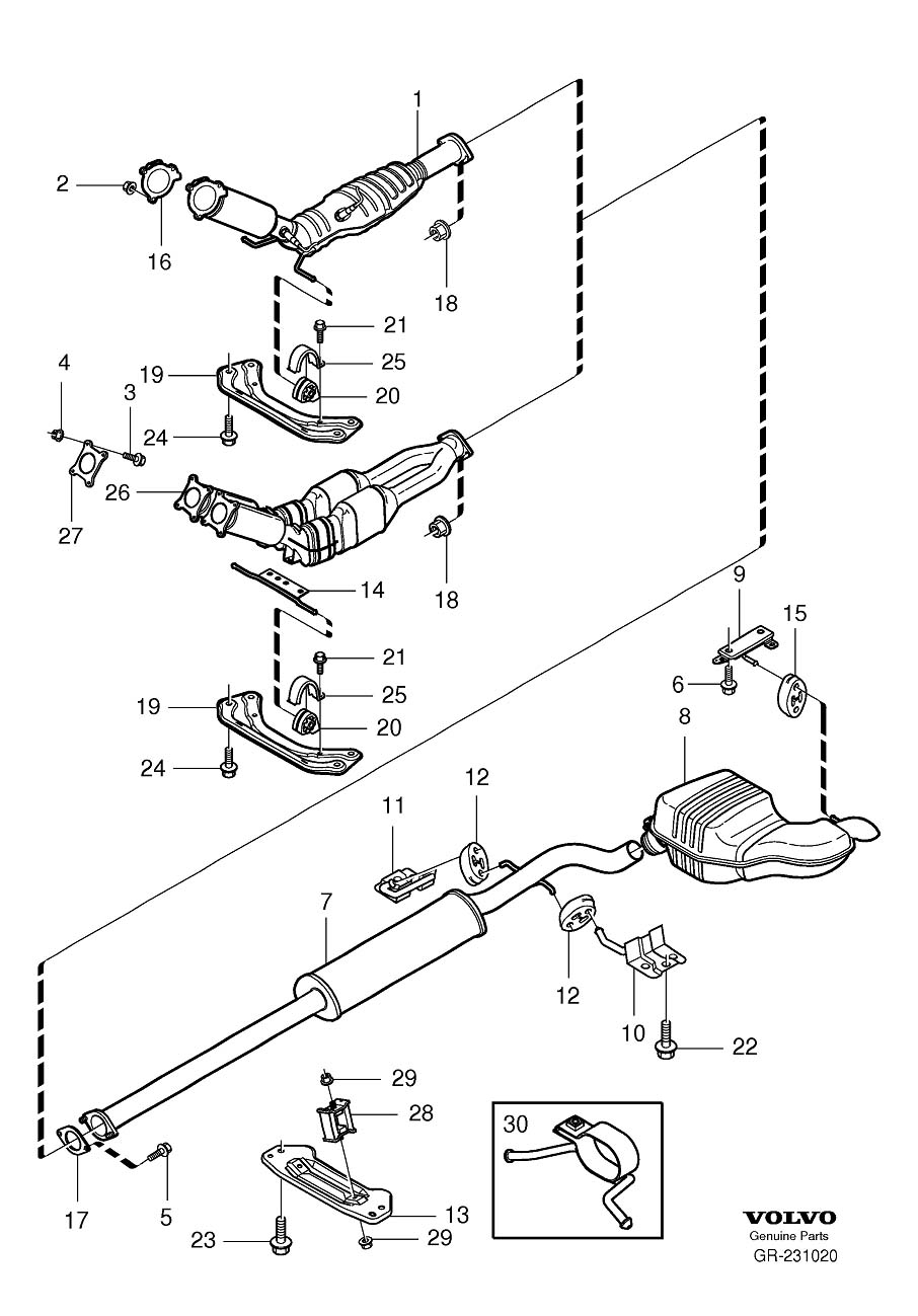 2005 Volvo S80 Engine Diagram